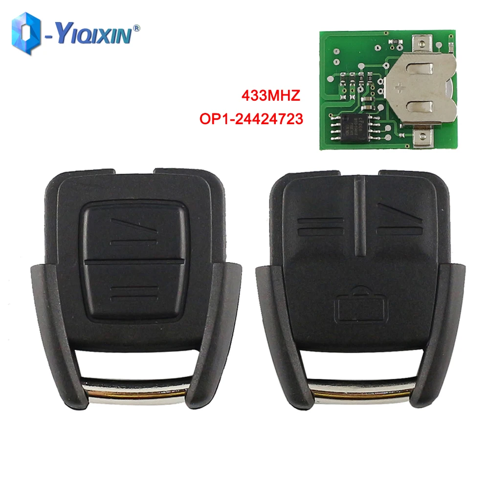 YIQIXIN 2/3 Bottoni 433 Mhz Chiave Auto Telecomando Per Opel Vauxhall Omega Astra Insignia Vectra Zafira G Mk4 BC Mokka Frontera