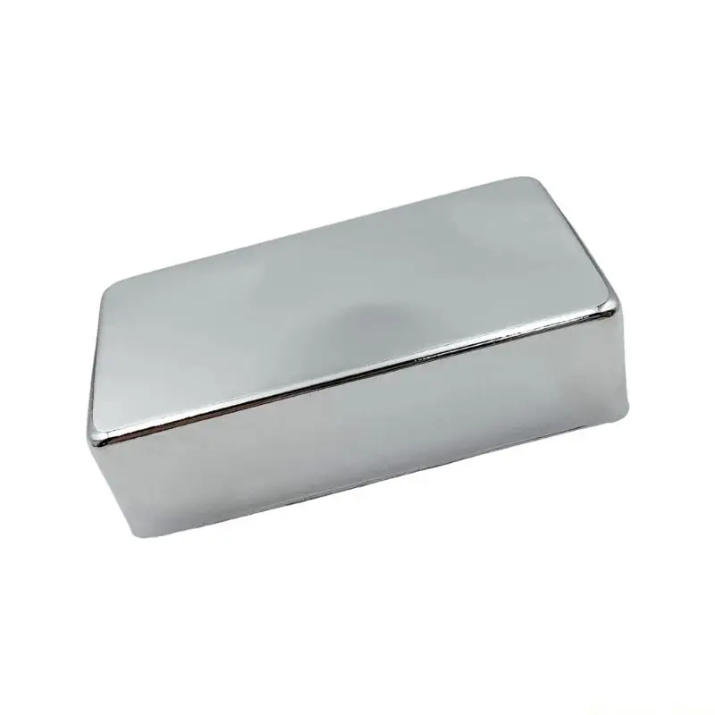 31BE Durable Corrosion Resistant Electric Guitar Pickup Brass Cover Enhances Clear Tone Output