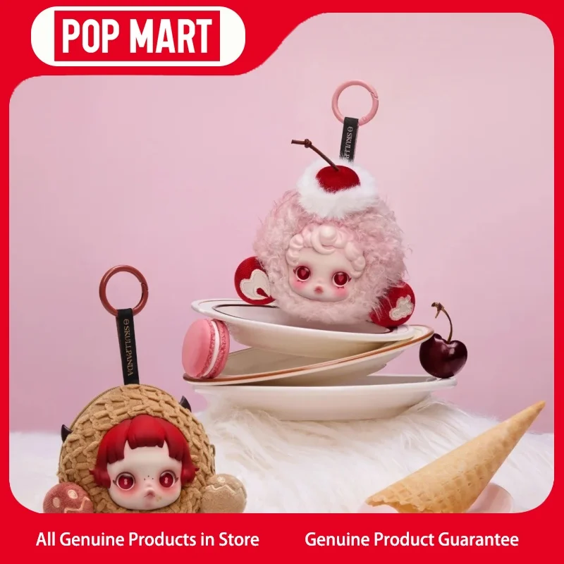 

Подлинная POP MART Skullpanda Found You Me! Серия плюшевых чехлов для наушников, глухая коробка, очаровательные фигурки для наушников