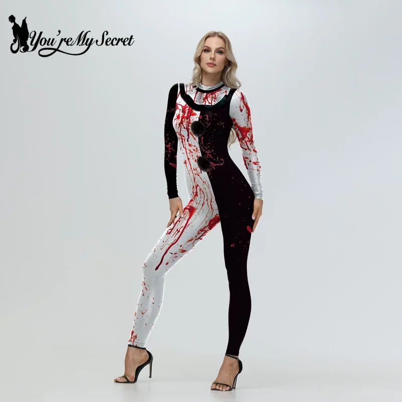 あなたは私の秘密です-子供のための恐ろしいコスプレ衣装,ハロウィーン,ホラー,怖い,ピエロ,カーニバル,パーティー,ジャンプスーツ,全身タイツ,男の子