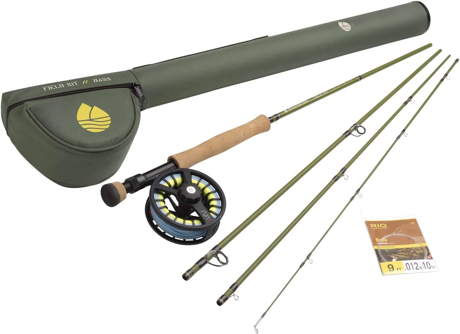 Fly Fishing Field Kit, Fly Rod and Reel Combo Starter Kit, Fly Line and Carrying Case Included