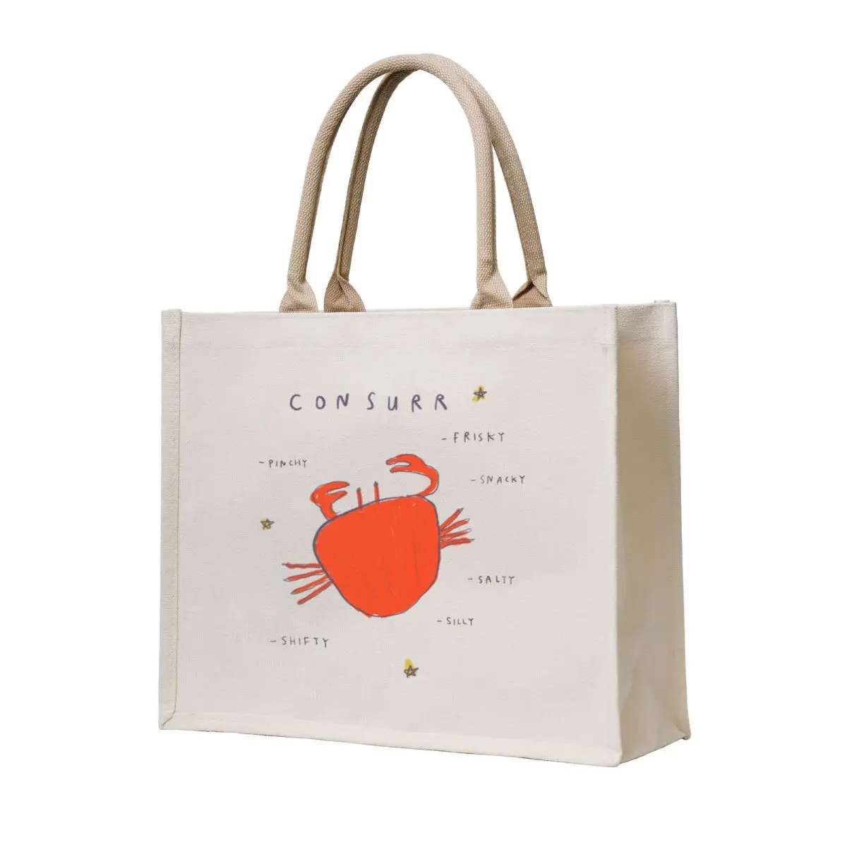 

Consurr The Frisky Pinchy Crab - HorrorScoops Asstrology Tote Bag shopper bags woman shopping bag hand bag ladies tote woman