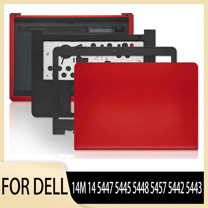 

95New Upper Top Lower Cover For Dell 14M 14 5447 5445 5448 5457 5442 5443 LCD Back Cover Front Bezel Palmrest Door Case Topcase