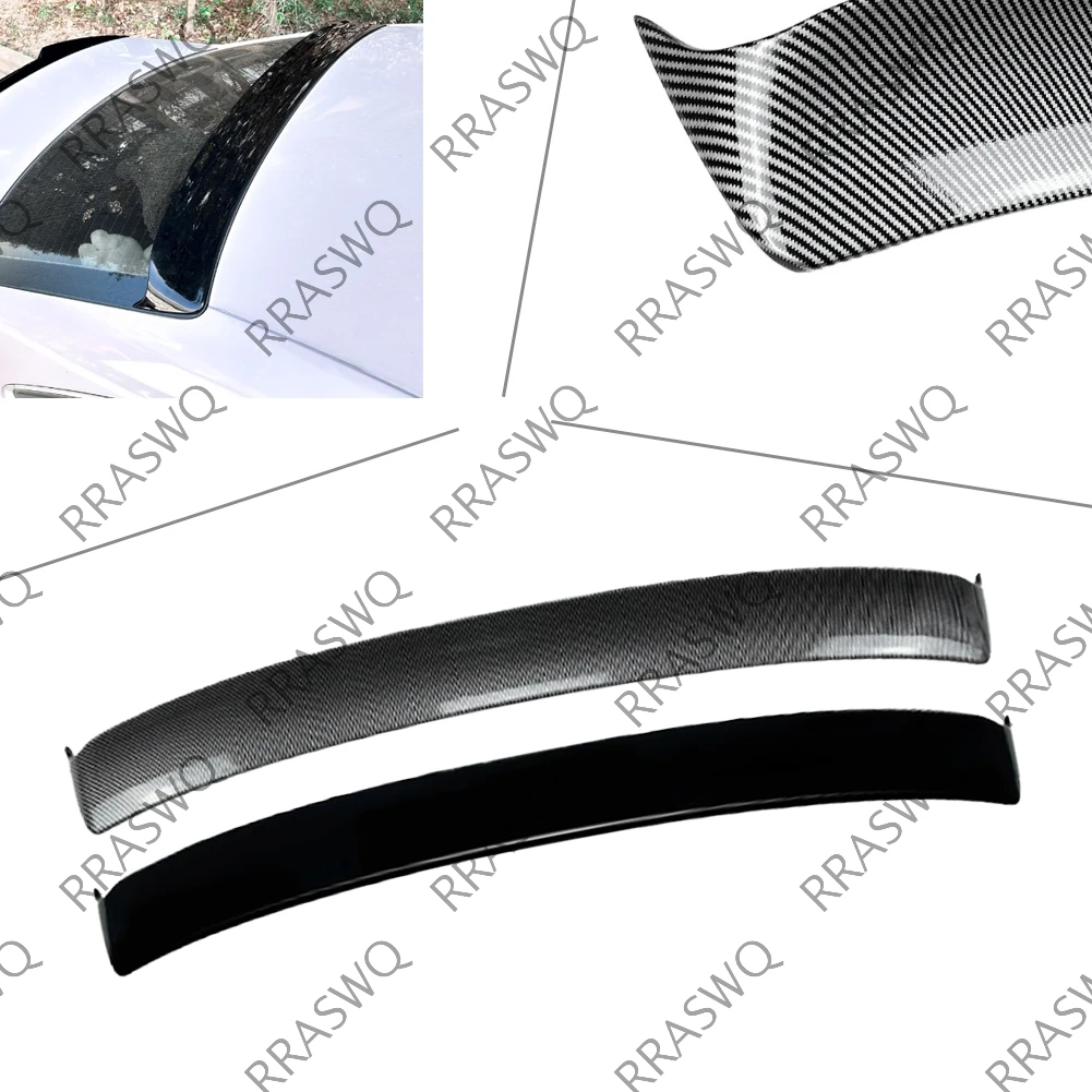 Für 2009-2016 Audi A4 B8 Carbon-Schwarz Auto-Heckscheiben-Spoiler Flügel Tuning-Zubehörteil