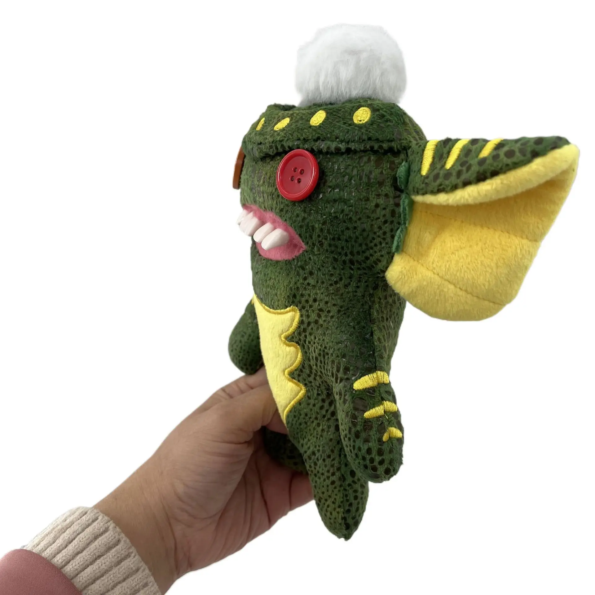 Lelijk schattig monster knuffel tand monster pop grappig eng monster ornament kleine duivel monster kerstcadeau knuffeldier
