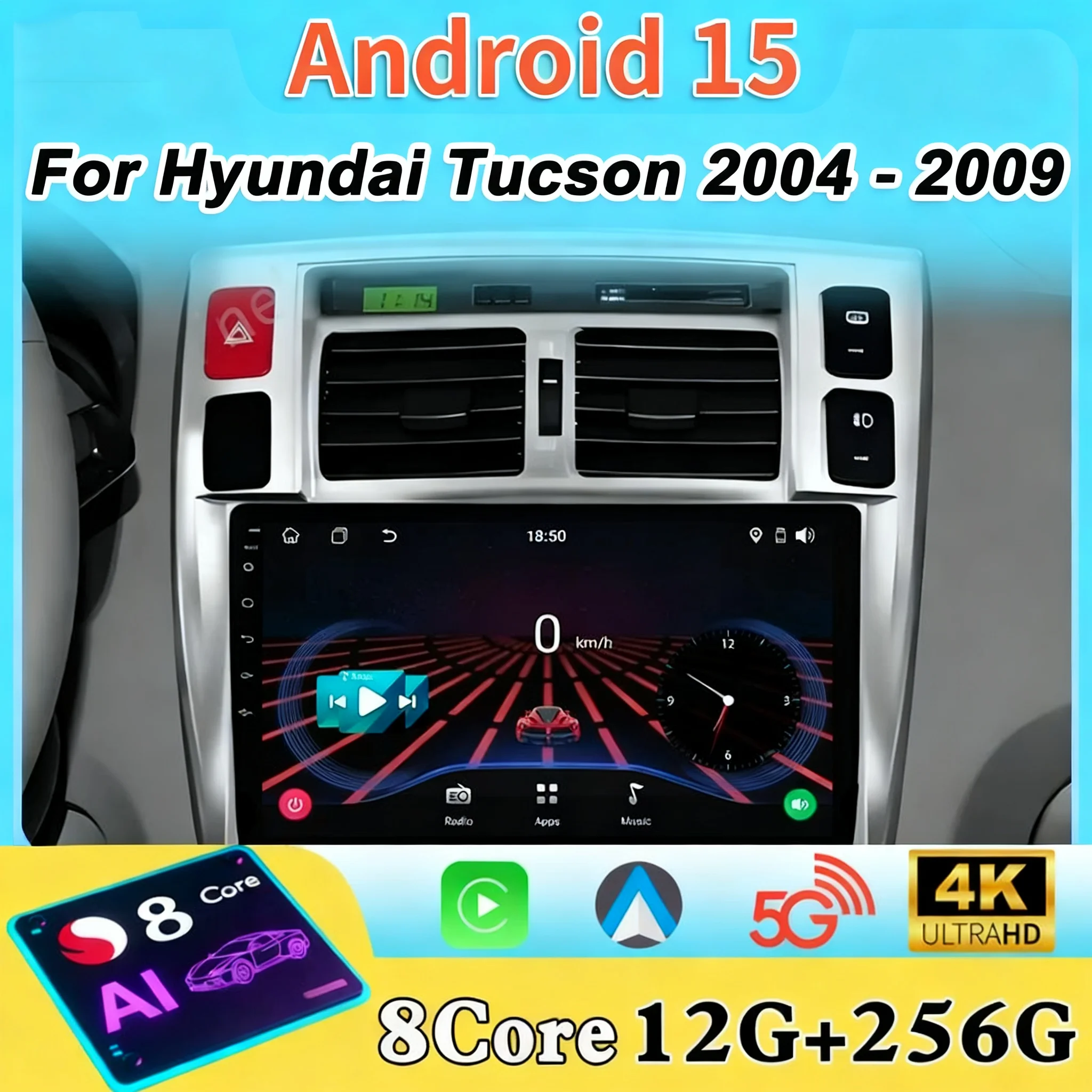 Android 15 Car Radi…