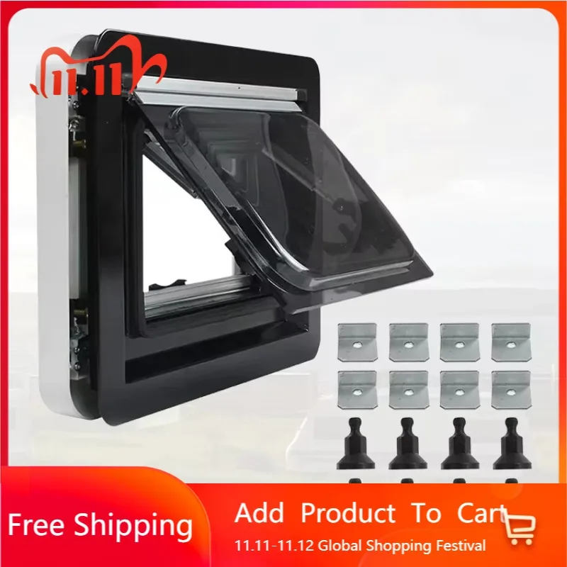 STLF رائجة البيع 300*500 مللي متر سبائك الألومنيوم RV نافذة قافلة معتمدة وأجزاء نافذة التخييم #1