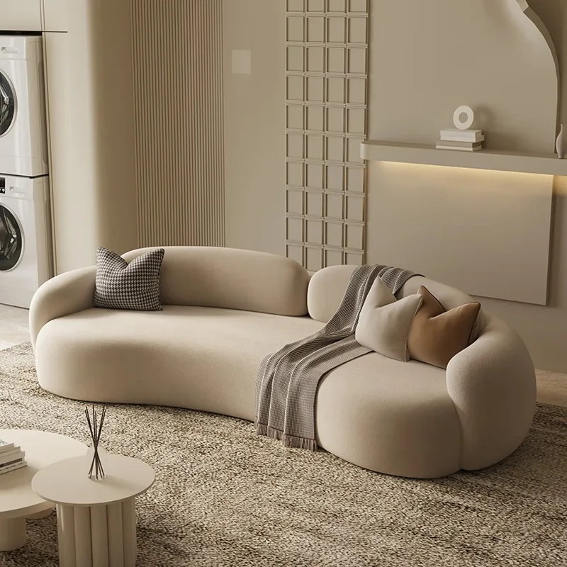 

Curved special-shaped sofa Clothing store Beauty salon store Homestay hotel rest area Reception and negotiation