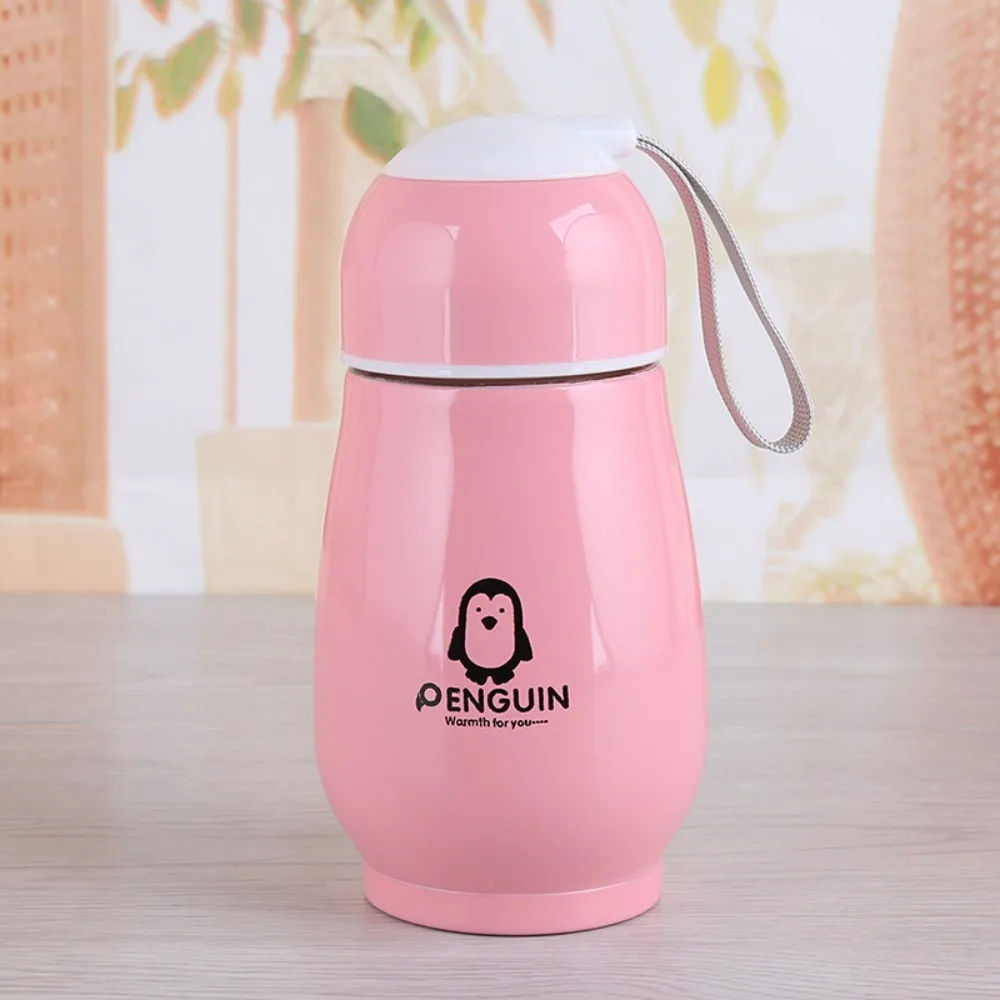 كوب ترمس صغير محمول للأطفال ، زجاجة مياه للأماكن الخارجية ، ترمس جيب ، عزل ، سفر ، لطيف ، من من من من من من من الخارج