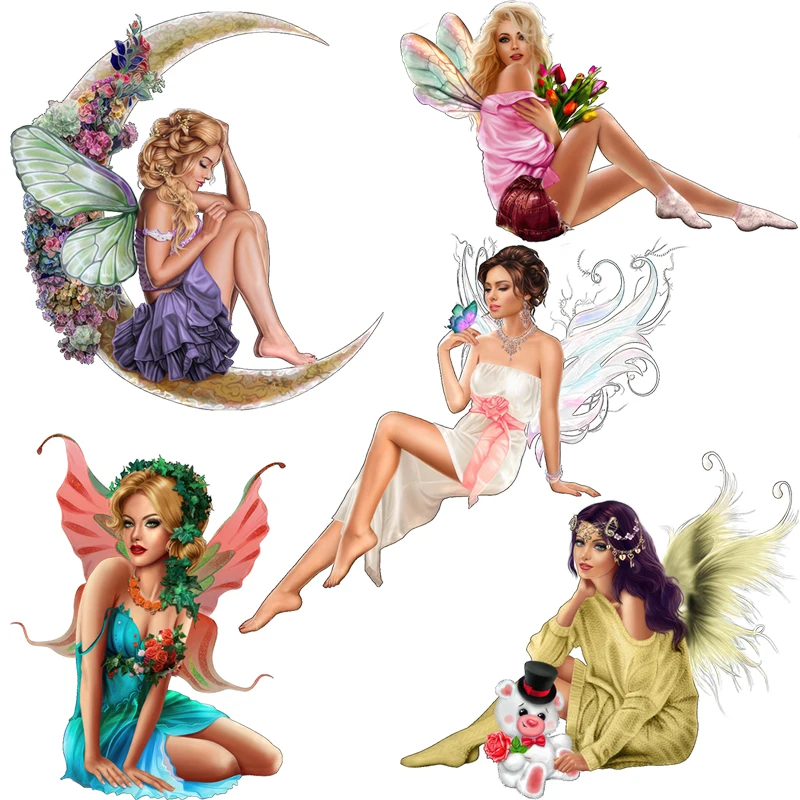 Three Ratels CA119 Beautiful Elf Classic European Beauty decals for home Decoration Self pasting