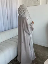 Abaya for Women Dresses Jalabiya Embroidery Ramadan Eid Muslim Morocco Dubai Abayas Party Kaftan Islam Arab Long Robe Vestidos