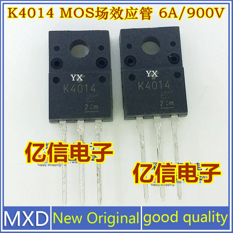 5Pcs/Lot New Original K4014 2SK4014 TO220F Field Effect Mostube 9A600V in-line Insertion In Stock Good Quality