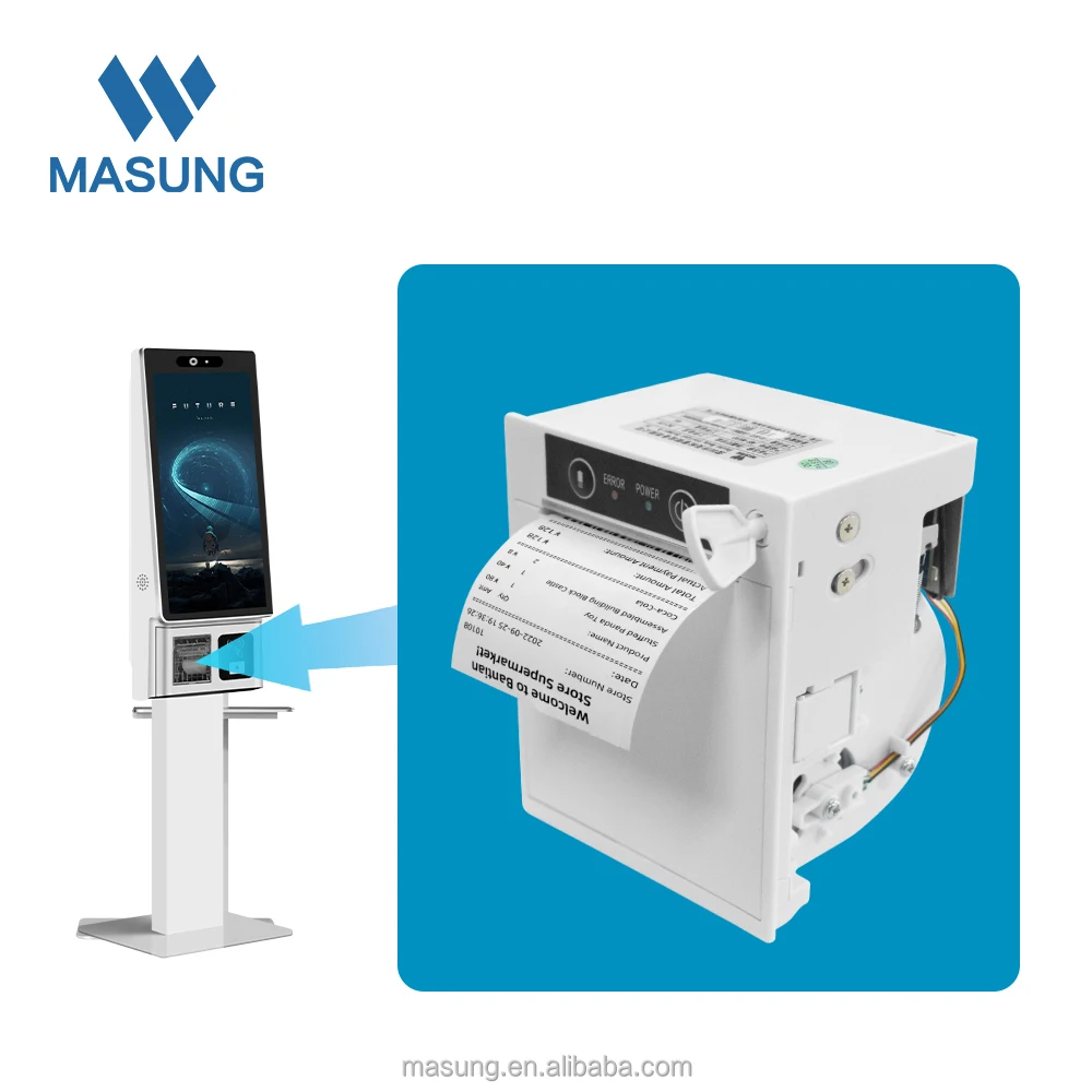 

Уникальный MASUNG MS-MA90 3-дюймовый встроенный термопринтер для киосков, прямая термопечать для торговых автоматов самообслуживания