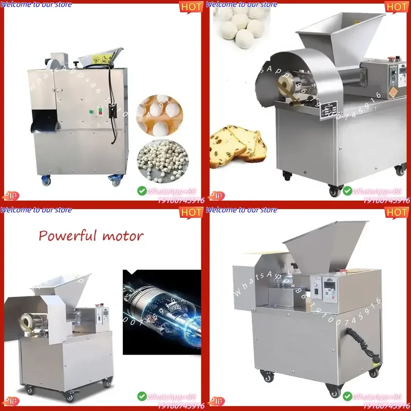CECertificate Electric Fast Speed Dough Dividing Cutting Machine/5g-500g Dough Ball Making Machine/Dough Divider Cutter for