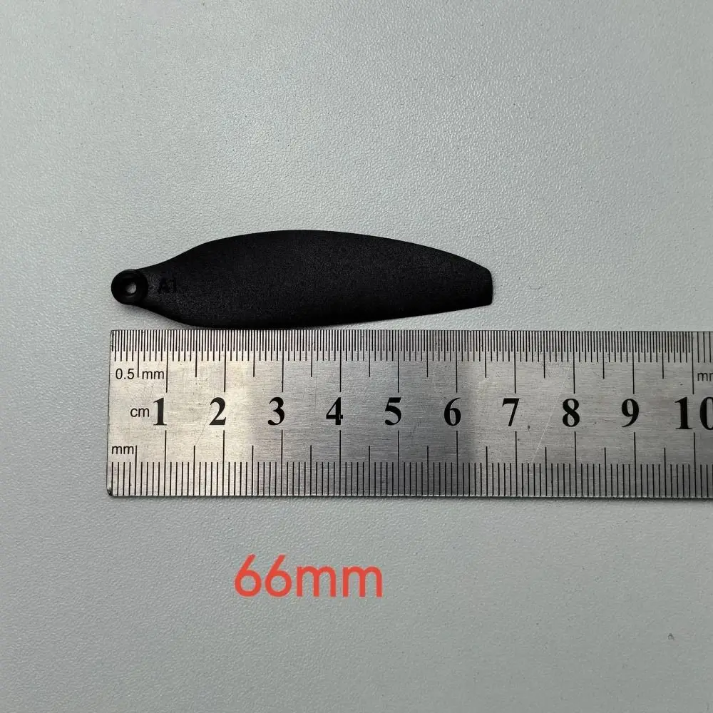العالمي للطي المروحة البلاستيك الأسود القهوة التحكم عن بعد أجزاء 58/64/66/70 مللي متر كوادكوبتر قطع غيار شفرة شفرة الملحقات #3