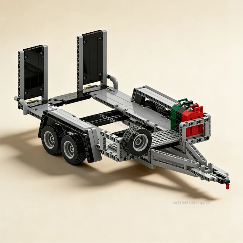Hot Trailer Moc for 42110 Creative Off-Road Trailer Building Block DIY Bricks Toy Boy Gifts Suitable for car upgrade enthusiasts view 2