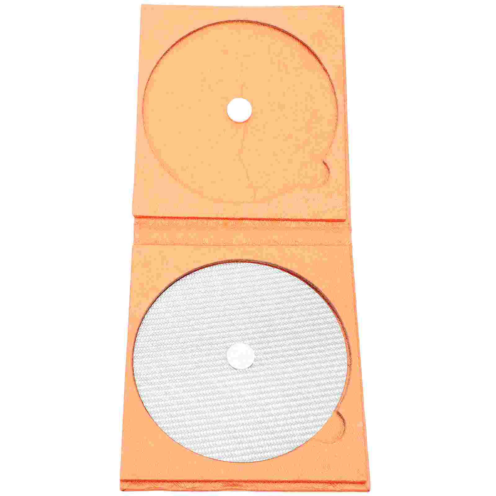 Carbon Fiber CD Tuning Pad Disc Stabilizer Mat Reducing Skip Scratch Precision Audio Playback CD DVD Player