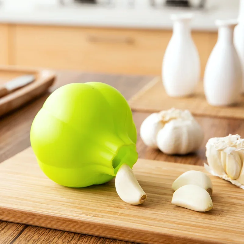 Kitchen Garlic Peeler Garlic Puree Silicone Garlic Peeler Peeling Garlic Press Kitchen Accessories Tools