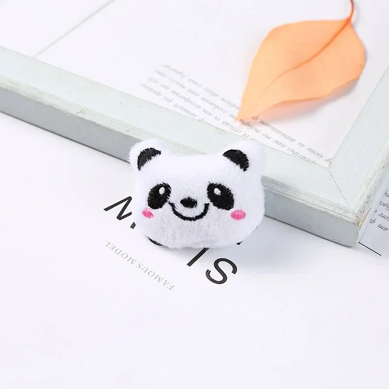 10pcs Mini Plush Doll Pendant Animal Doll Keychain Girl Bag Pendant Boy Girl Gift White Orange Yellow Cat  Panda