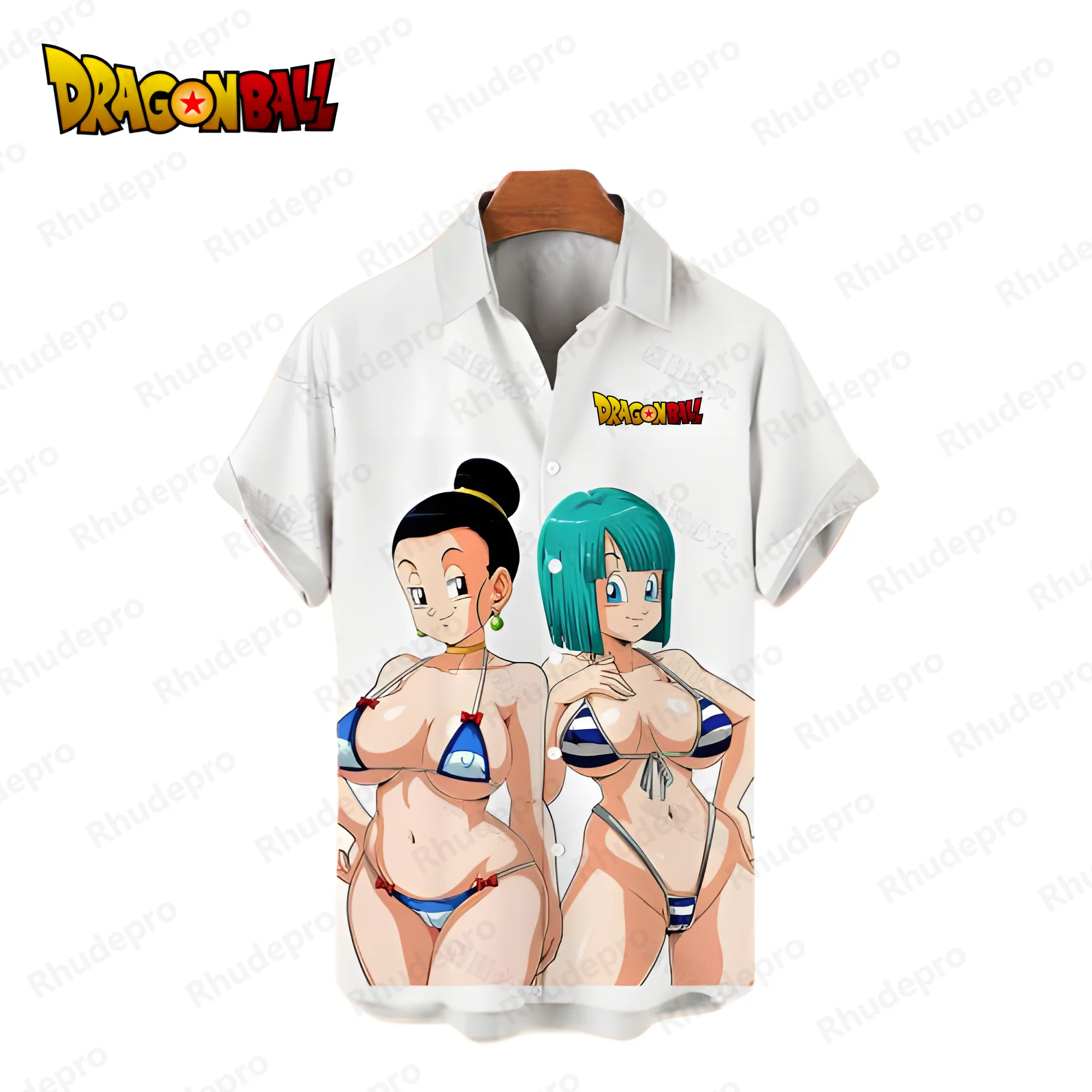 Men's Shirts Vegeta Dragon Ball Z Goku Harajuku Man Clothes Japanese Fashion Super Saiya Oversized Blouse Summer Streetwear