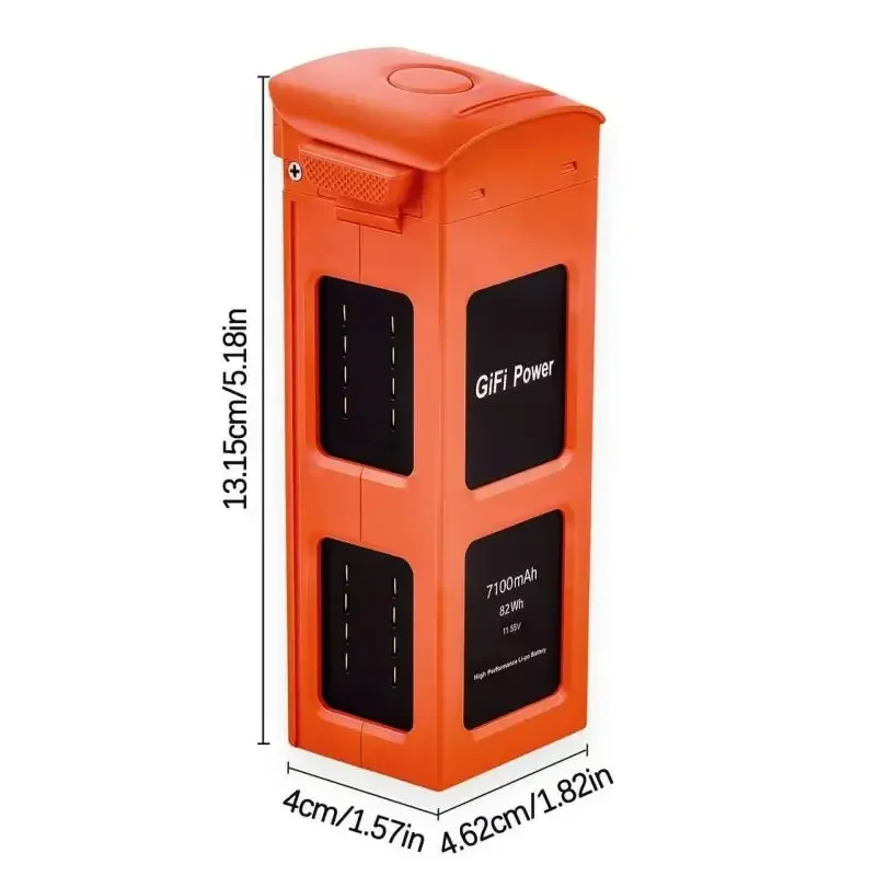 7100mAh لبطارية ذكية مخصصة لـ Autel EVO II/PRO/EVO 2 Dual II Drone 82Wh 11.55V بطارية ليثيوم قابلة للشحن