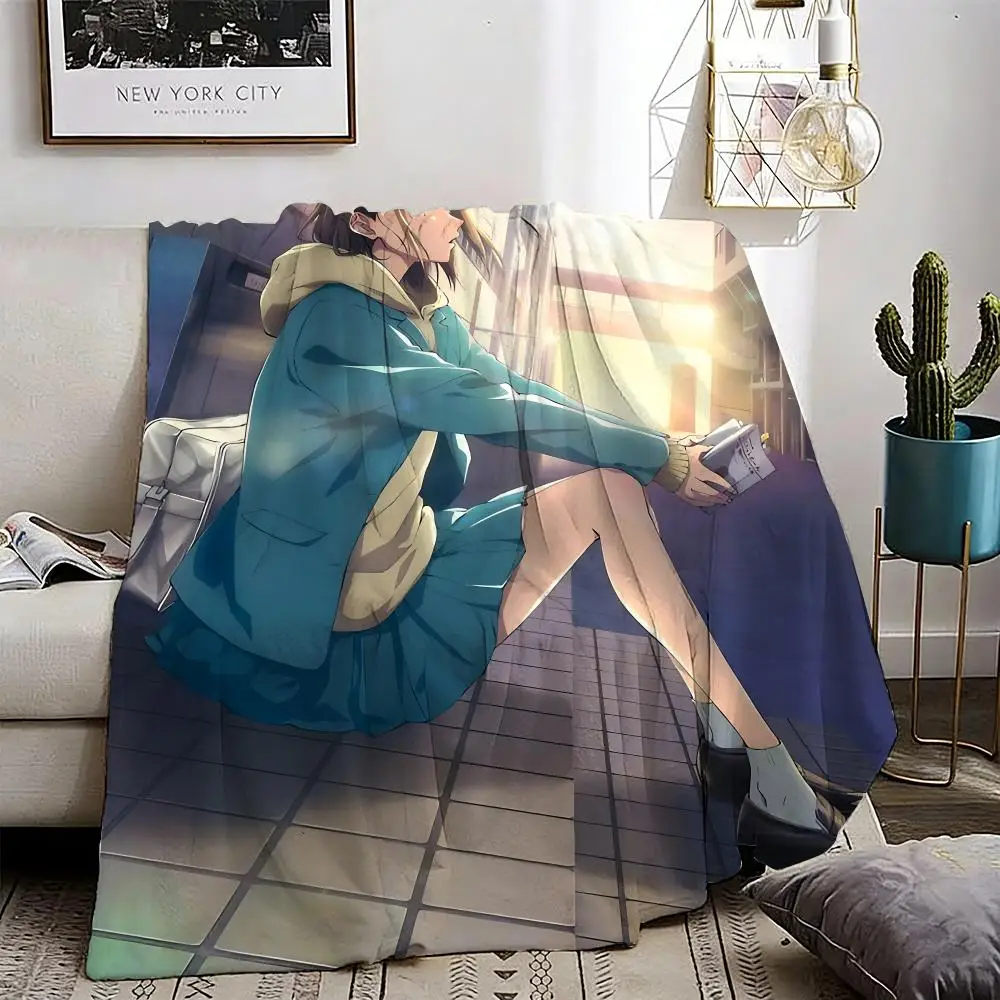 

cartoon Ao no Hako blue box Anime Throw Lightweight 240g Flannel Blanket Soft Skin-friendly for Summer Cooling