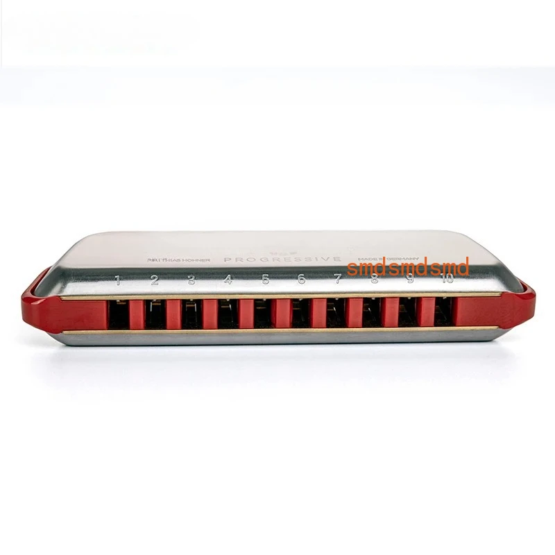 Golden Melody 10 Hole Diatonic Harmonica Blues harp Standard 10 Hole Harp (with Red box)