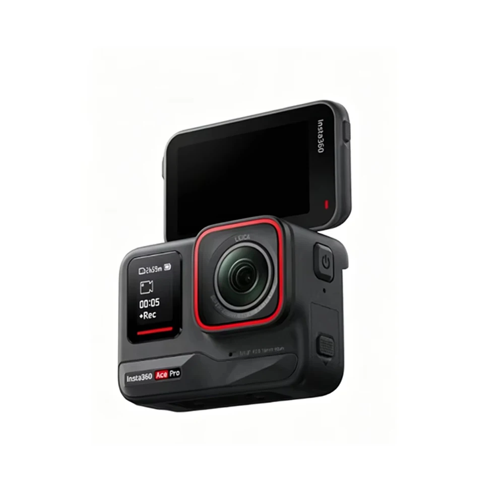 【Envío desde Francia】Cámara de acción Insta360 Ace Pro con sensor Leica de 1/1.3», pantalla táctil abatible de 2.4», 8K HDR, soporte magnético, resistente al agua 4