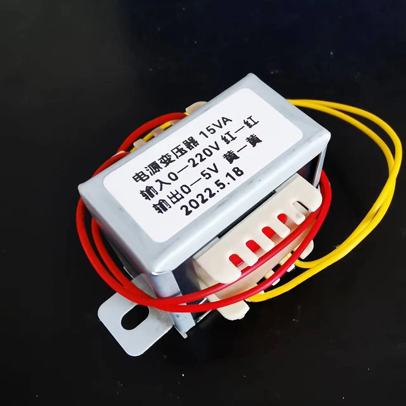 BAHOD 15w 220v Naar 6.3v 5v Transformator Gloeidraad Transformator voor Vacuümbuizenversterker