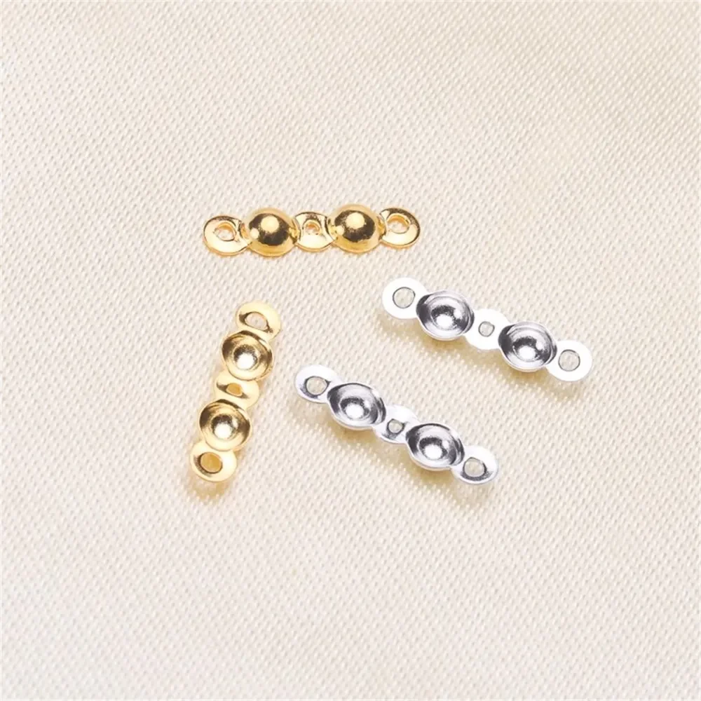 

DIY Pearl Accessories S925 Silver Pearl Bracelet Necklace Package Line Buckle Tail Knot Hidden Buckle Exquisite Self-use Buckle