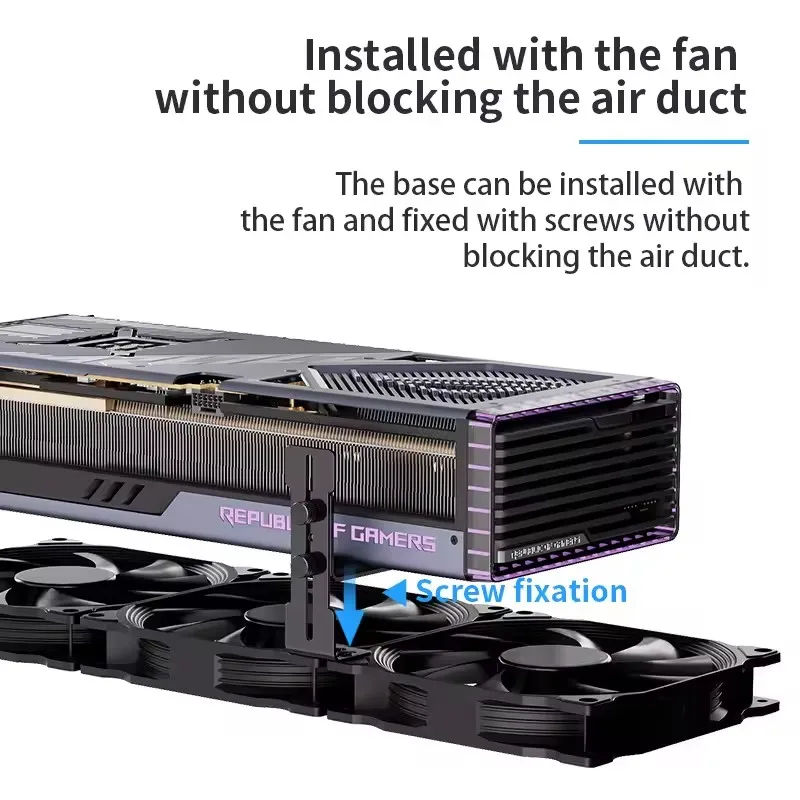 Goldpo VC-5 حامل بطاقة الرسومات قابل للتعديل جاك GPU بطاقة الفيديو قوس منع ترهل ل ITX/ATX حافظة الكمبيوتر المكتبي ملحق