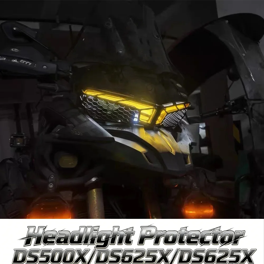 For VOGE DS500X DS525X DS625X Headlight Protection Grille Color-Changing Headlight Cove DSX 625 DS 525X Headlight Protector