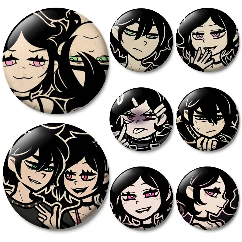 TCOA-The Coffin Of A-Andy And Leyley Badges 25 32 44 58 75 mm Round Fans Collect Friends Gifts Brooch Souvenir