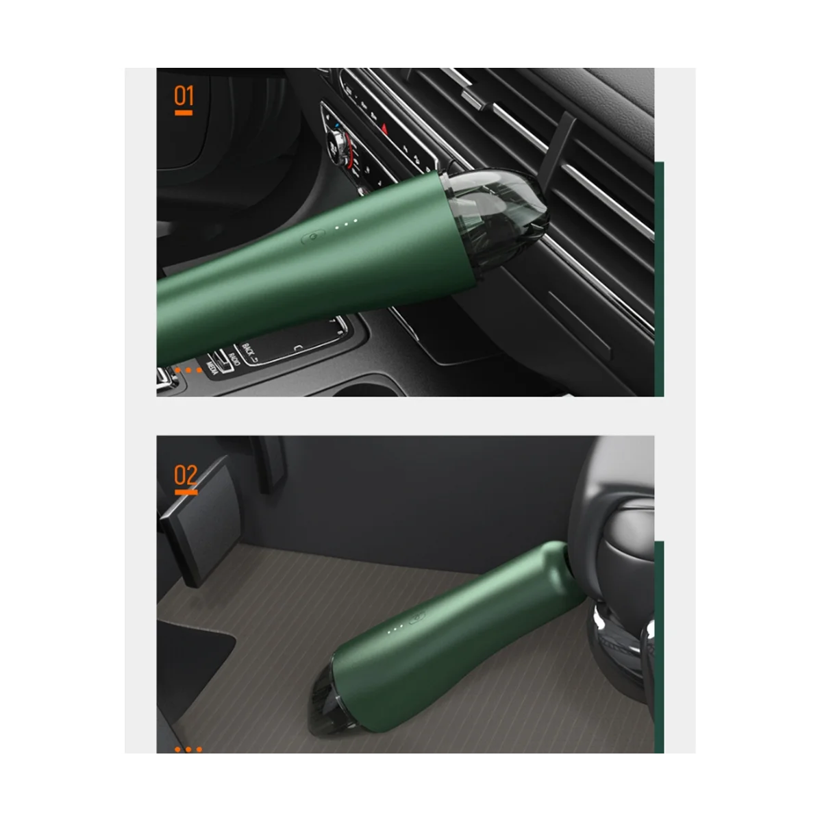 Aspirador de coche inalámbrico de 6000Pa, Mini aspirador de mano recargable, inalámbrico, potente para coche, hogar, oficina, B-ABLM