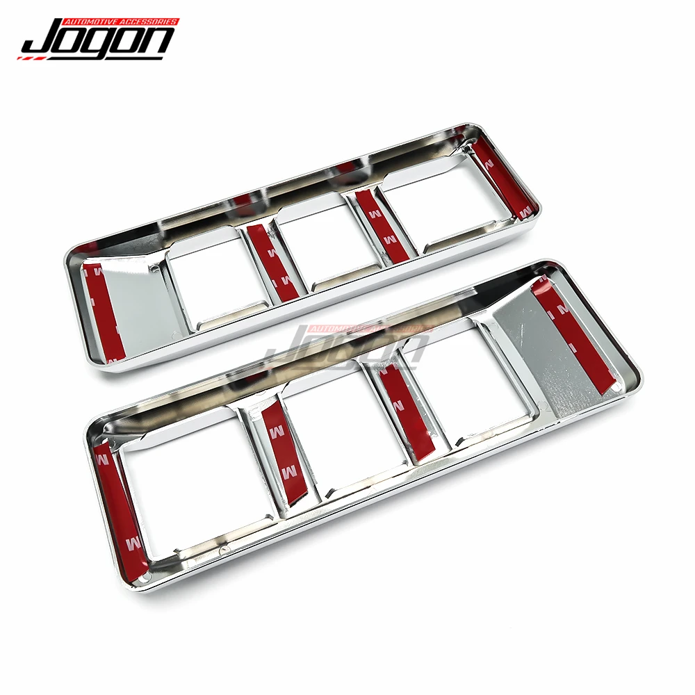 ABS Chrome Car Side Body Fender Vent Cover Trim For Toyota LC70 Series J70 LC70 LC71 LC76 LC78 LC79 FJ70 FJ71 FJ76 J79 Pickup