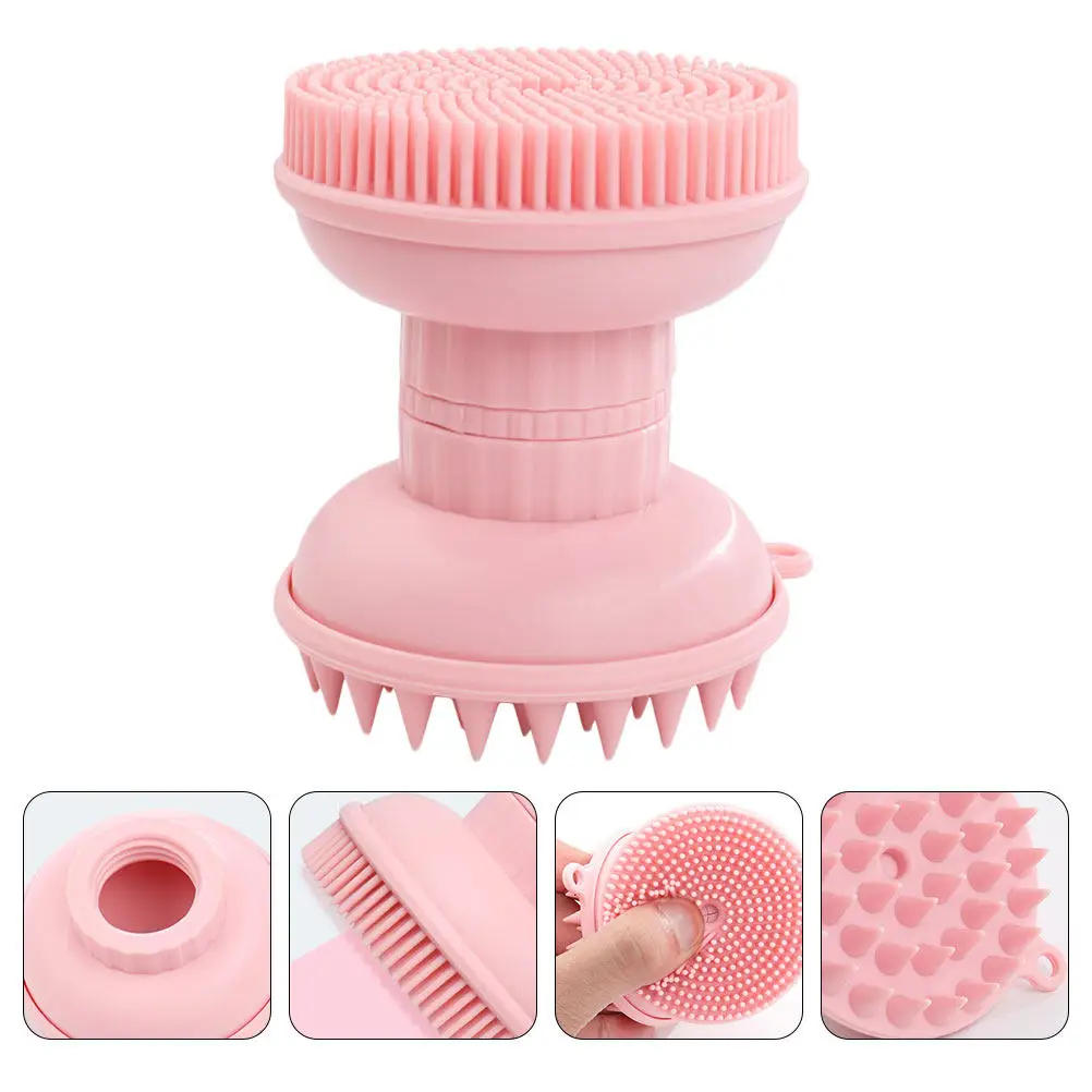 1Pcs Fashion Silicone Face Brush Double Ended Pore Deep Cleansing Brush Facial Exfoliator Massage Cleanser Skin Absorption