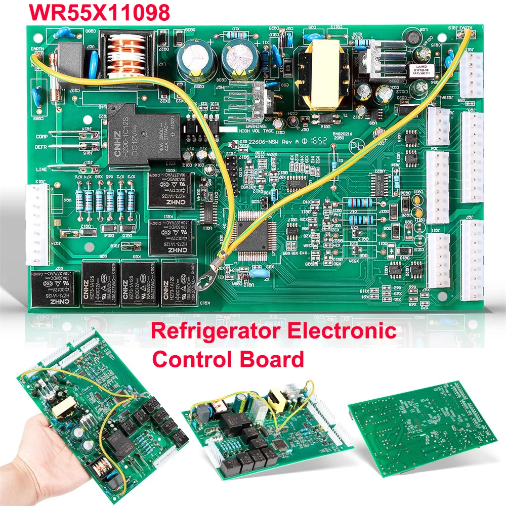 

WR55X11098 Refrigerator Electronic Control Board for PFCF1RKZABB, PGS25KSEAFSS, PFSF5RKZCBB WR55X11076, WR55X11077, WR55X11097