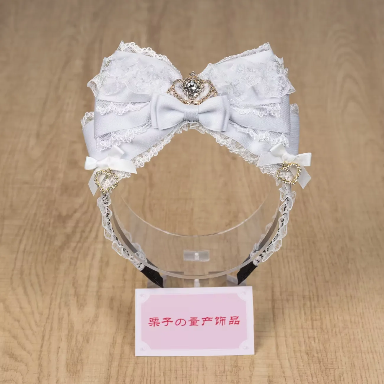 Lolita Hair Accessories Y2K Things Lace Crown Hair Bow Hairpin Hair Band Headband Cute Core Japanese Style Jk Head Jewelry 4
