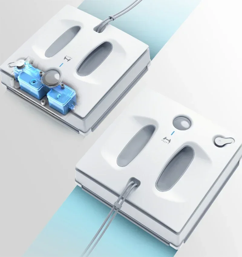 HUTT W66 เครื่องทําความสะอาดหน้าต่าง หุ่นยนต์ทําความสะอาดหน้าต่างสเปรย์น้ําอัตโนมัติ เครื่องทําความสะอาดกระจกเปียกและแห้งความถี่อัจฉริยะ