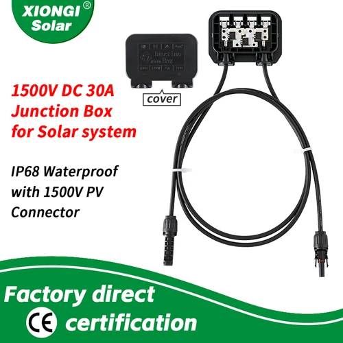 Kit de caja de conexiones de panel Solar semigegenwanne, diodo de gro'handel, panel solar fotovoltaik Stecker mit Stecker und Kabel
