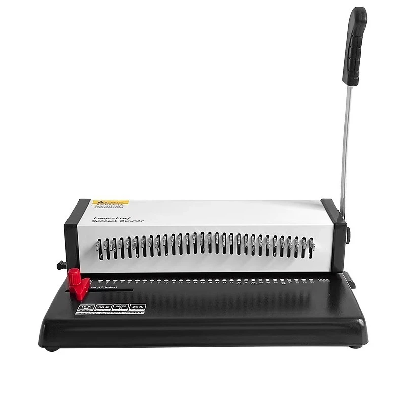 

3018 Manual Binding Machine 30 Hole Loose-leaf Ring Binding A4 Paper Document Tender File