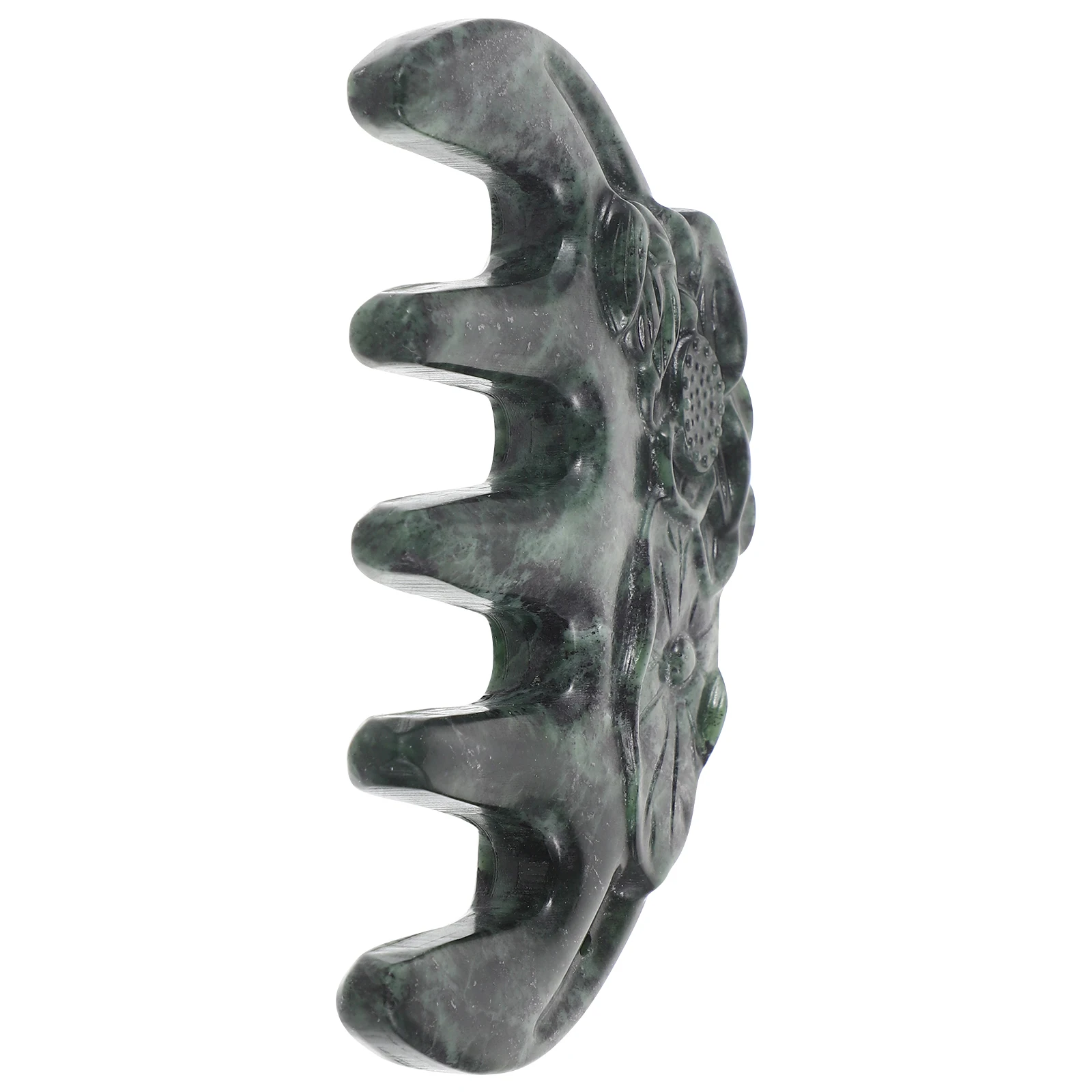 

Jade Comb Scalp Five Claw Tool Combs Wide Tooth Massage Hair Jade Combs Scalp Guasha Scraper Tool