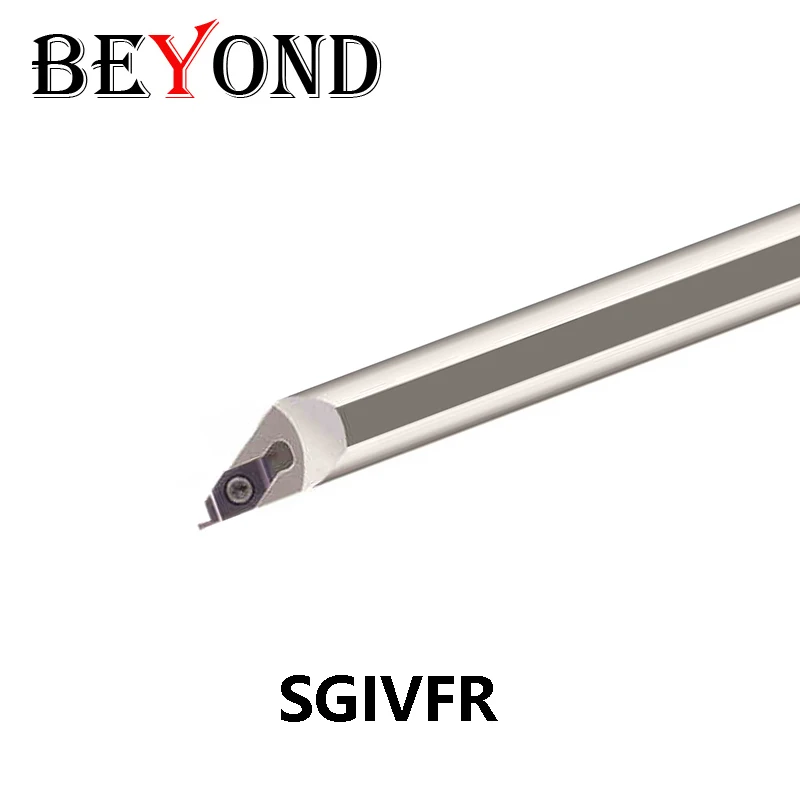 

BEYOND SGIVFR16Q16 SGIVFR20Q16 SGIVFR Токарный станок из белого никеля и пружинной стали с ЧПУ, хвостовик резака SGIVFR16 SGIVFR20 долбежный инструмент с ЧПУ