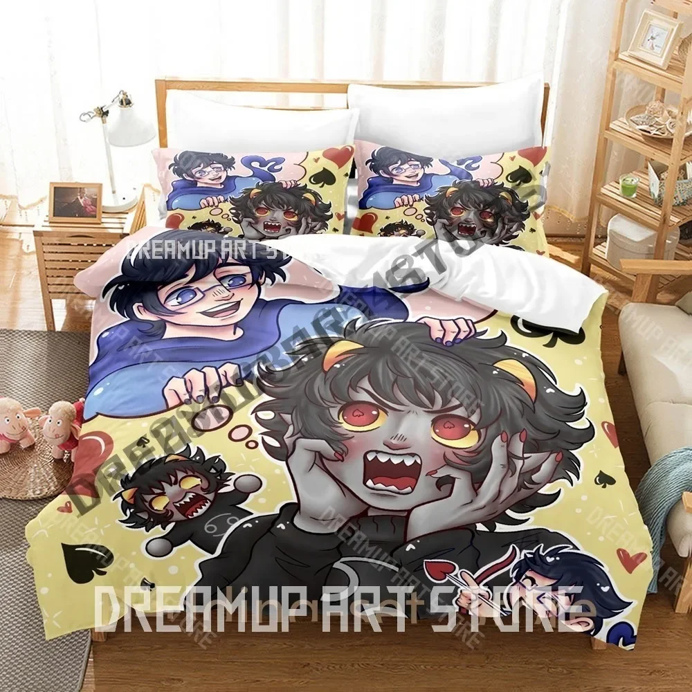 

Комплект постельного белья с 3D принтом Karkat Vantas Game Single Twin Full Queen King Size, комплект постельного белья для взрослых, пододеяльник для спальни, комплект постельного белья в стиле аниме