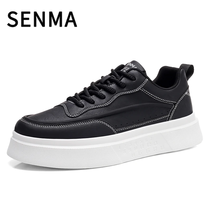 

SENMA Men's Shoes Autumn Sports Shoes Heightening leisure Sneakers White Board Shoes Teenagers Versatile Sneakers Casual Shoes