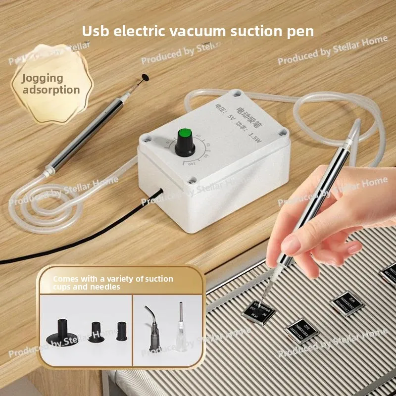 Mall Chip Grabber Nozzle Element: Mini Adsorption Grabbing Pen, Electric Vacuum Suction Pen, Suction Cup Pen