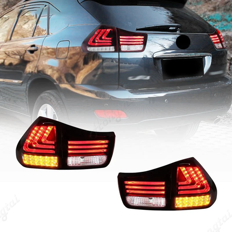 LEDTaillight Assembly For 2004-2009 LexusRX300 RX350 taillight modified running light flow turn signal ，brake light，backup light