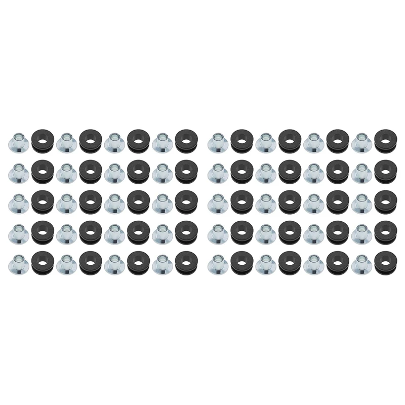 

40Pcs Motorcycle Rubber Grommets Kits Motorcycle Windshield Bolts For Honda Yamaha Suzuki Kawasaki Fairings Rubber