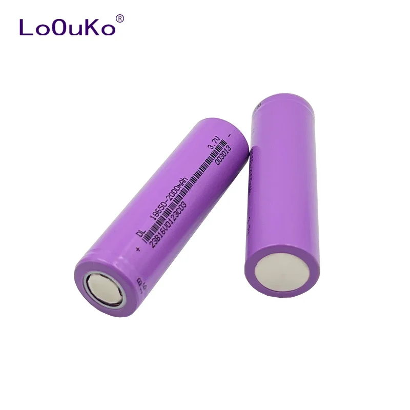 LOvisted-KO 18650 Lithium Jul V 2000mAh 10A discharge Ate Battery Fit for UAV Flashl Bath Lamp