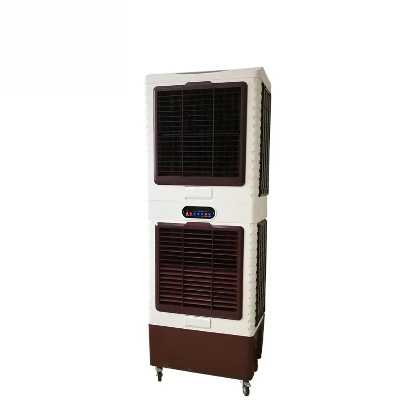 Efficient mobile portable air conditioner with cooling system